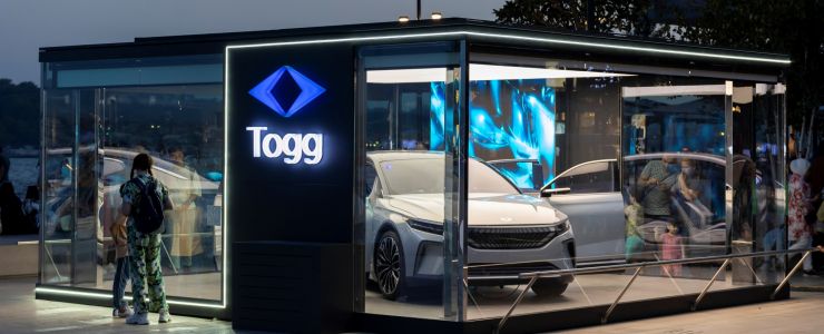 Togg Konsept Akıllı Cihazı Galataport'da