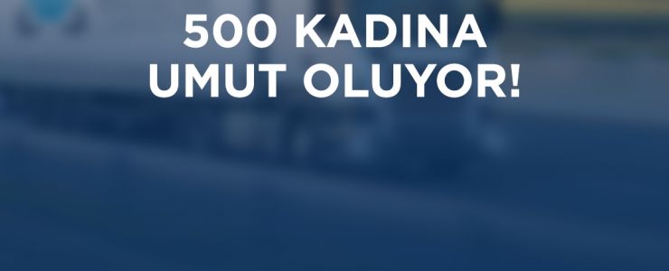 Batı Group 500 depremzede kadına umut oluyor