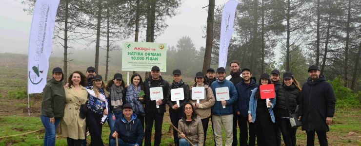 Aksigorta Hatıra Ormanı Yeşeriyor