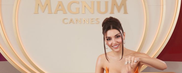 HANDE ERÇEL MAGNUM İLE CANNES’DA