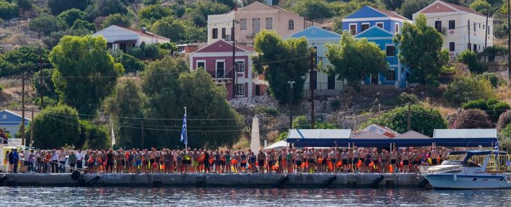 Yunanistan’dan Türkiye’ye 2 kıta ve 2 ülke içinde güzel yüzme yarışı