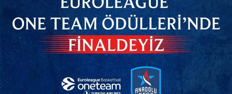 Anadolu Efes, one team ödül finalinde