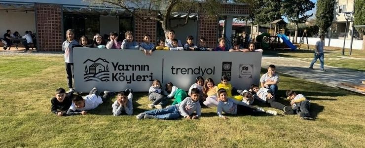 Trendyol “Yarının Köyleri” çocukları eğitiyor