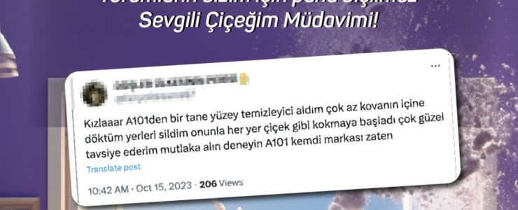 A101 müdavim yorumlarını AI ile göörselleştirdi