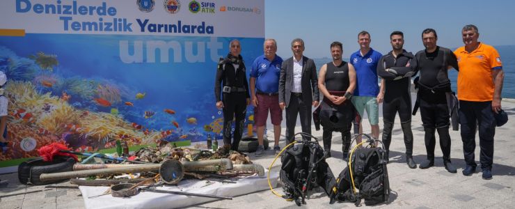 Borusan’dan Gemlik’te deniz temizliği