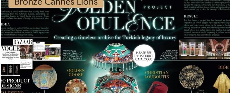 “Golden Opulence” ile Cannes Lions’da  Bronz Aslan Ödülü Beymen’in