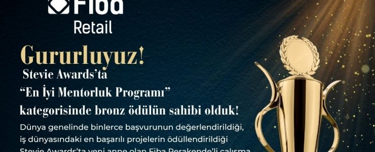 Fiba Perakende’ye Bronz Stevie Ödülü