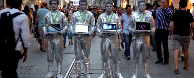 Astronotlar İstanbul'a ayak bastı!