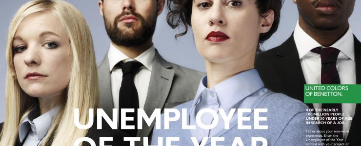 Benetton, şimdi de “genç işsizlik” konusuna dikkat çekiyor