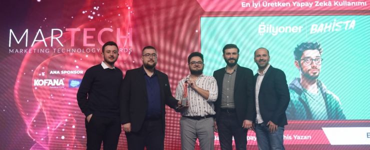 Bilyoner'e MarTech Ödülü