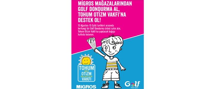 Golf Dondurma&rsquo;dan otizmli çocukların eğitimine katkı