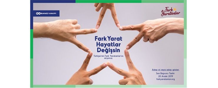 Sabancı Vakfı Türkiye'nin Fark Yaratanlarını arıyor