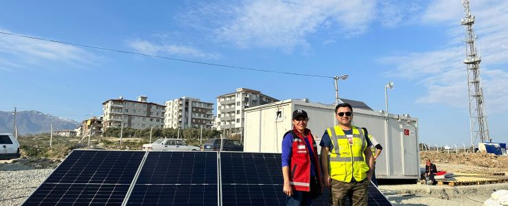 YEO'dan çadır kentlere güneş enerjili batarya sistemi