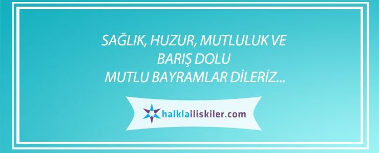 Mutlu bayramlar dileriz...