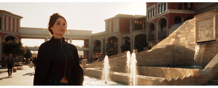 HANDE ERÇEL VE DANILO ZANNA REKLAM FİLMİNDE